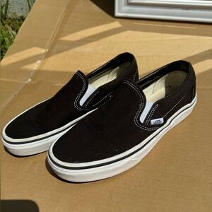 Black Slip on Vans